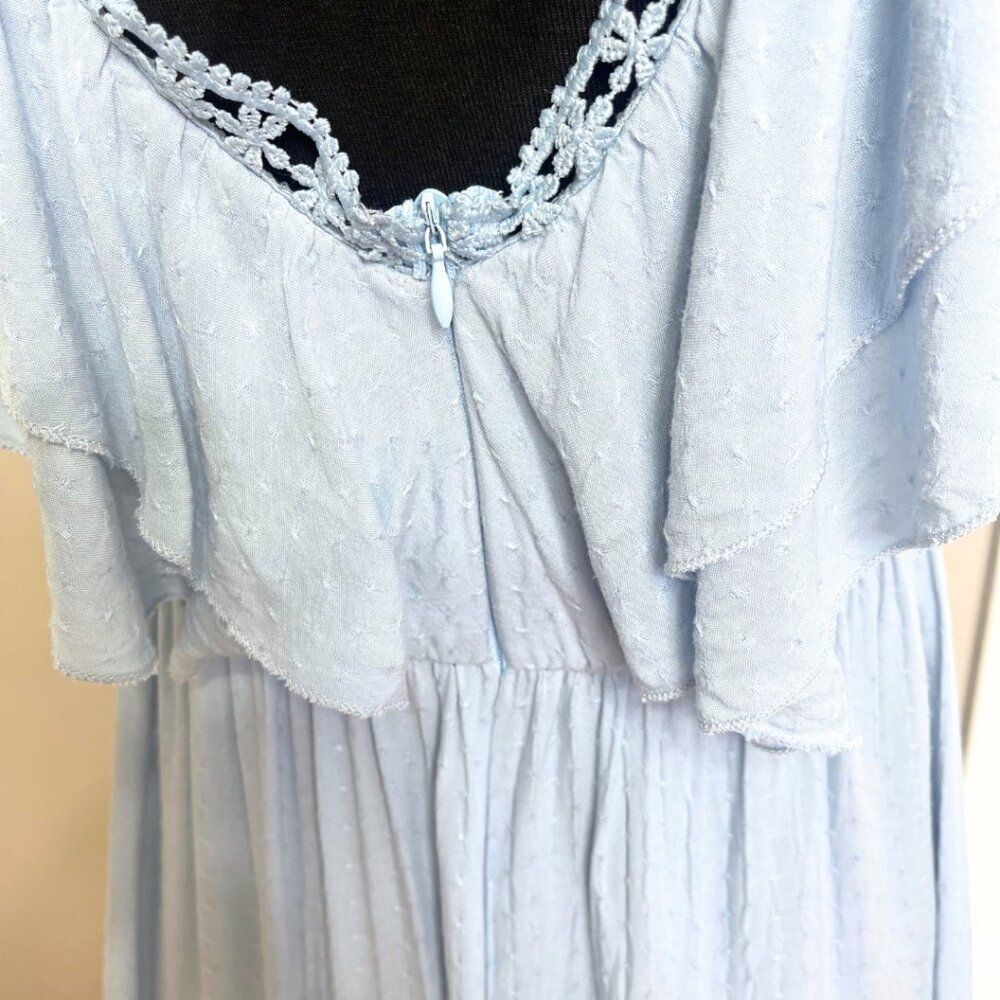Simplee | Women's Ruffle Lace Maxi Dress Size Medium - Picture 10 of 13